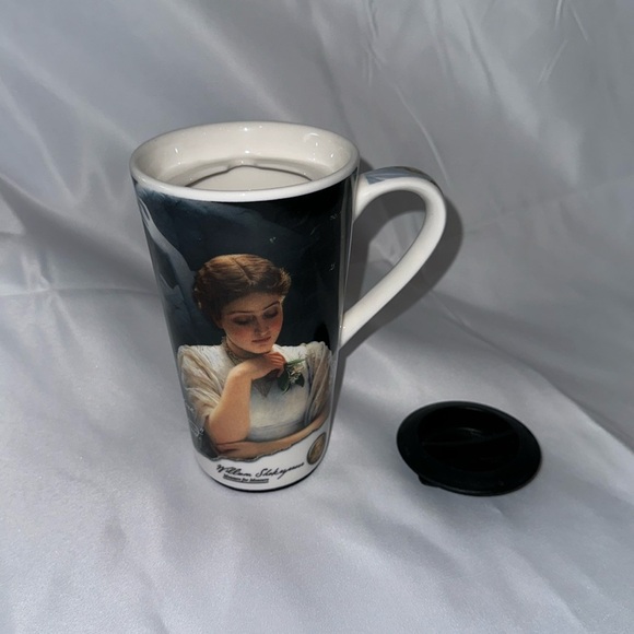 Shakespeare MEASURE FOR MEASURE tall- MUG WITH LID - Picture 3 of 6